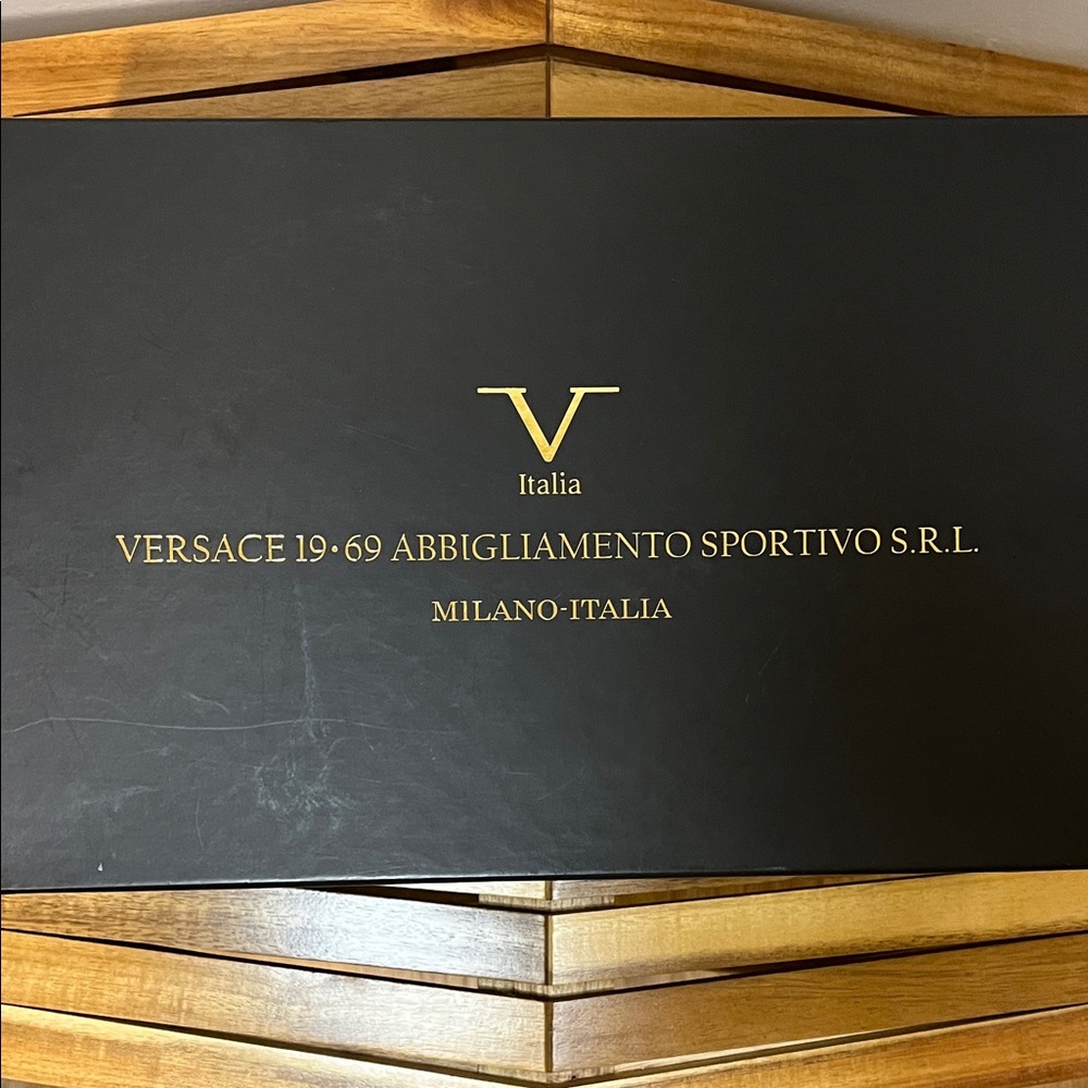 Versace Light Blue Pointed Heels - Picture 11 of 13
